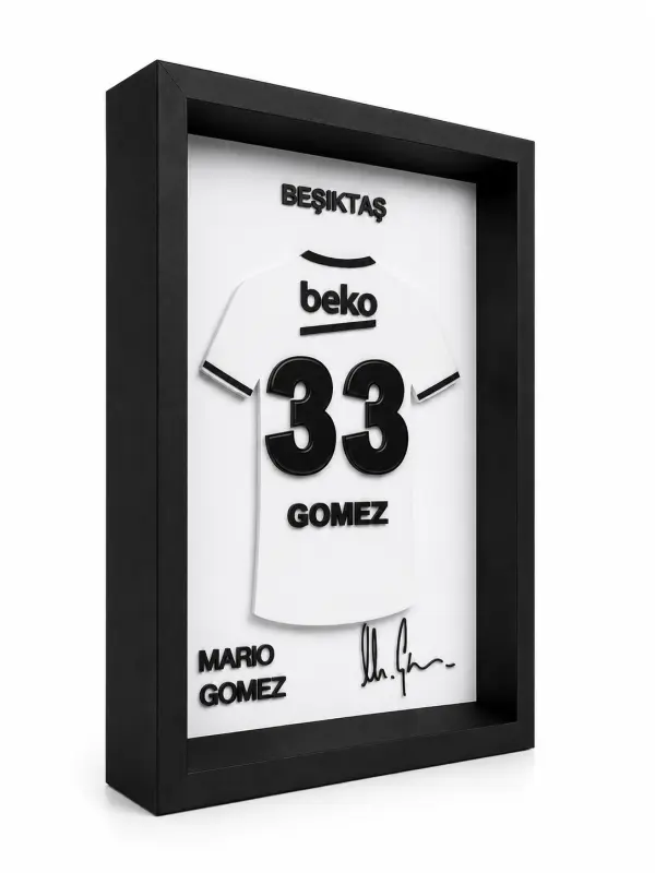 Beşiktaş  Mario Gomez İmzalı  forma çerçevesi 2
