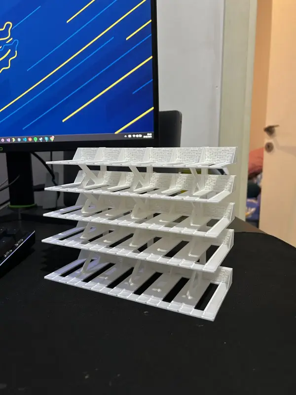 hotwheels 1/64 Ölçek Model Araç Standı 30 Araçlık Koleksiyon Sergileme Rafı 2