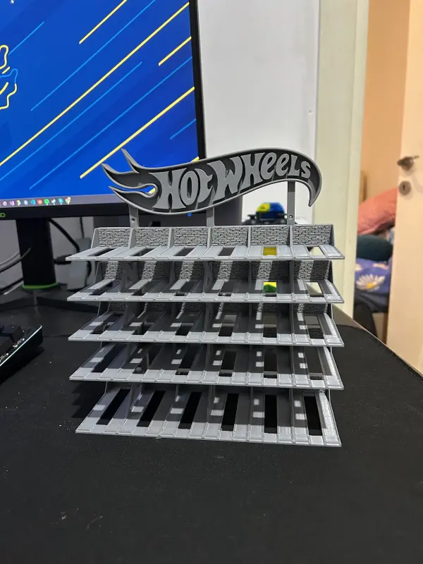 hotwheels 1/64 Ölçek Model Araç Standı 30 Araçlık Koleksiyon Sergileme Rafı 2