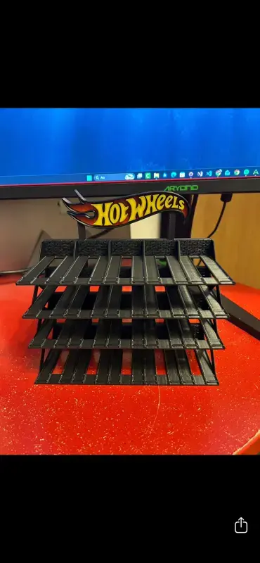 hotwheels 1/64 Ölçek Model Araç Standı 10 Araçlık Koleksiyon Sergileme Rafı