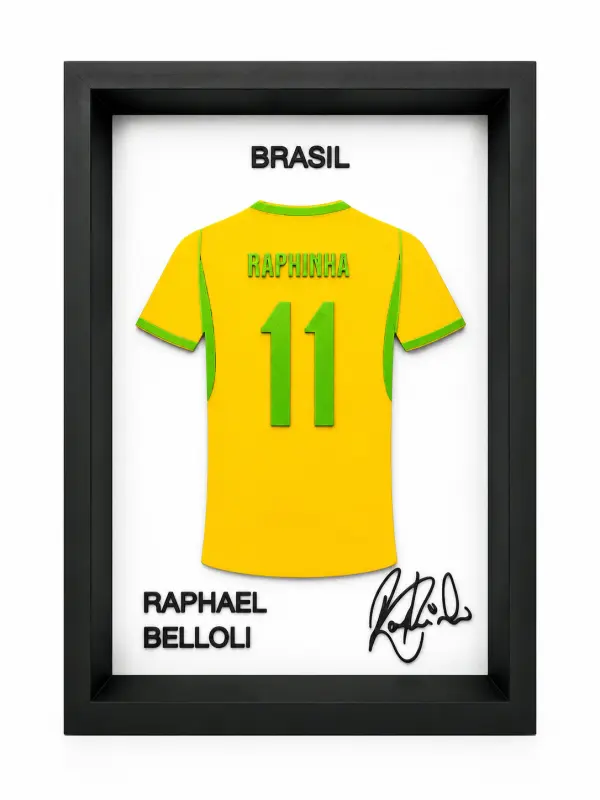 Raphael  Belloli 3D Çerçeveli Forma Tablo 1