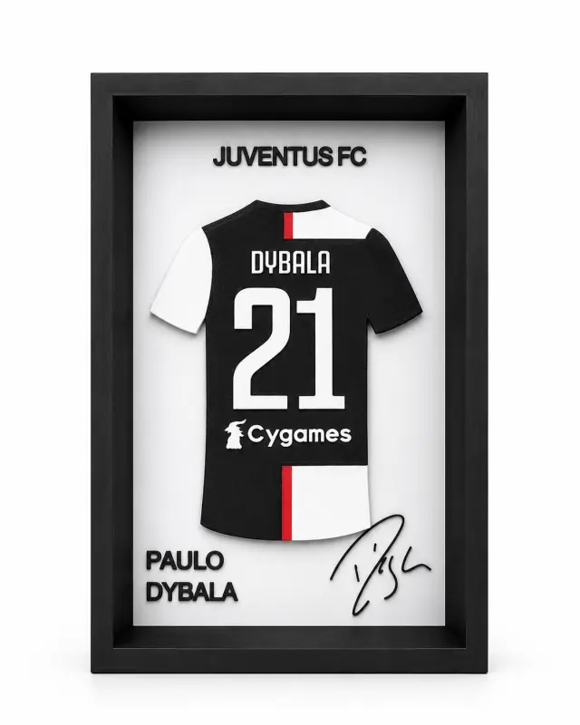 Paulo Dybala 3D Çerçeveli Forma Tablo 1