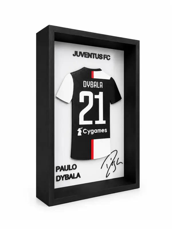 Paulo Dybala 3D Çerçeveli Forma Tablo 2