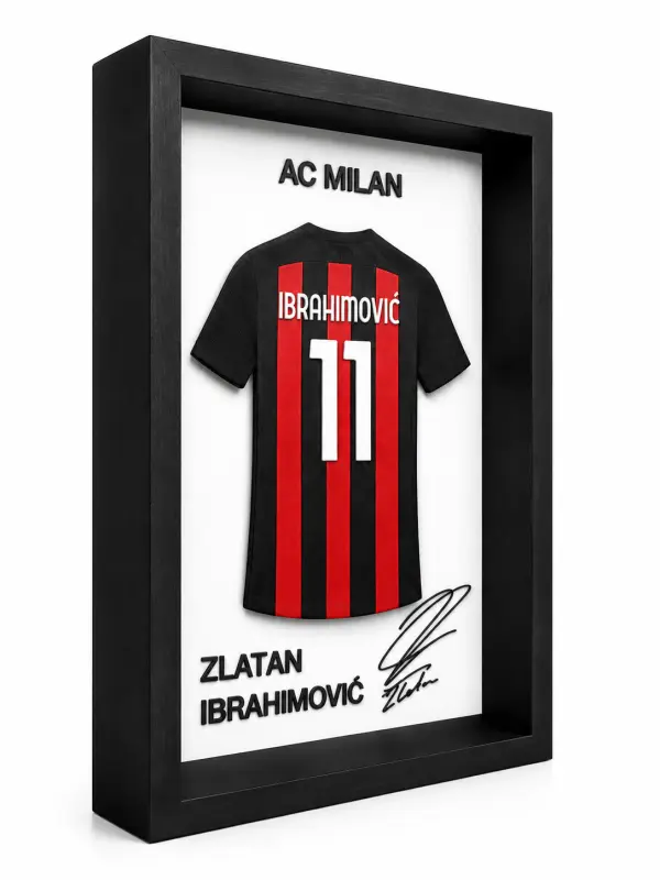 Zlatan Ibrahimović 3D Çerçeveli Forma Tablo 2