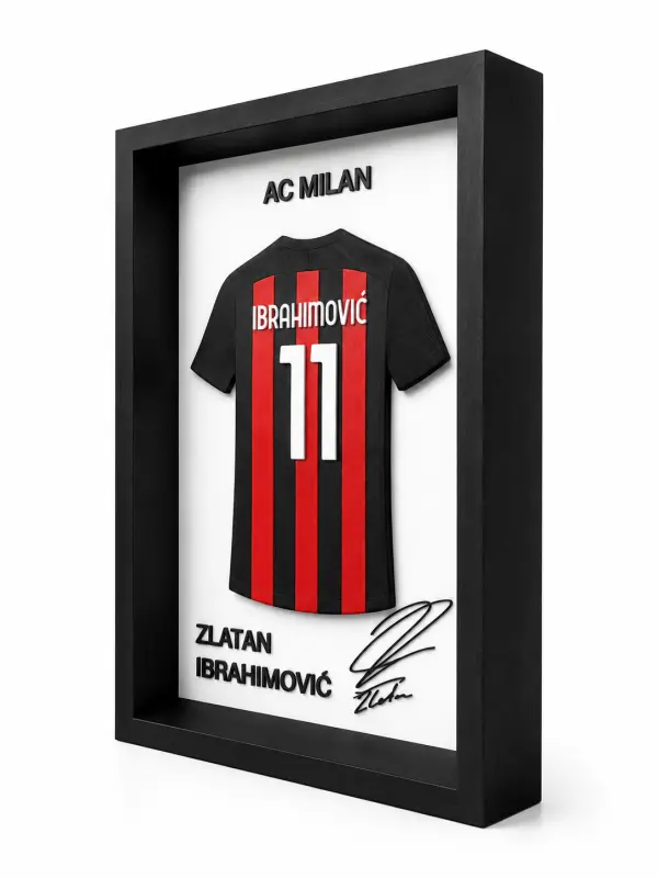 Zlatan Ibrahimović 3D Çerçeveli Forma Tablo 3