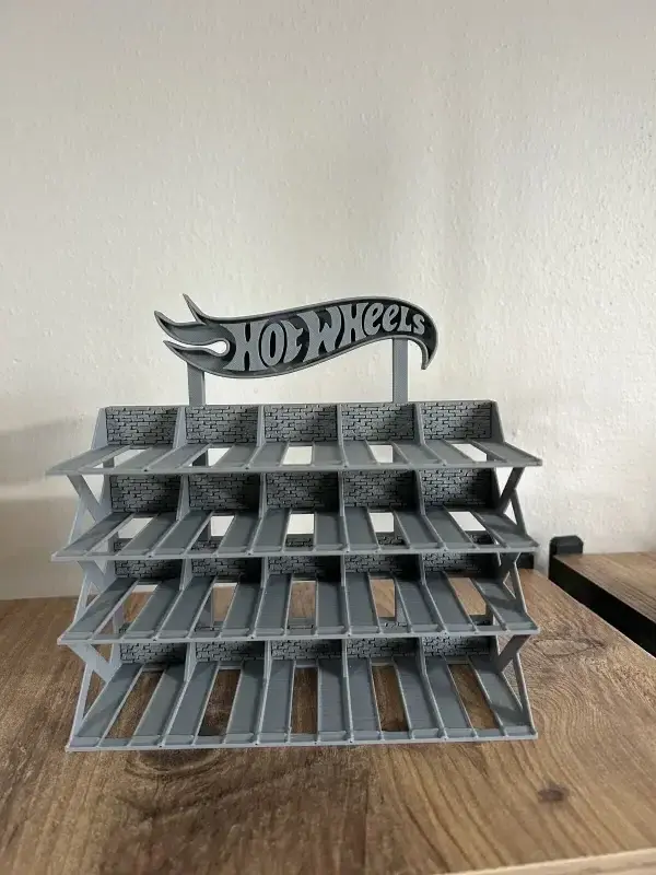 hotwheels 1/64 Ölçek Model Araç Standı 20 Araçlık Koleksiyon Sergileme Rafı 1