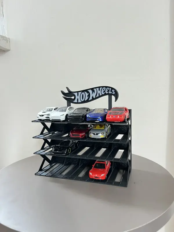 hotwheels 1/64 Ölçek Model Araç Standı 20 Araçlık Koleksiyon Sergileme Rafı 3
