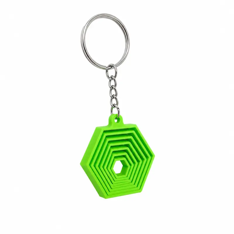 Geometrik Altıgen Fidget Anahtarlık 1