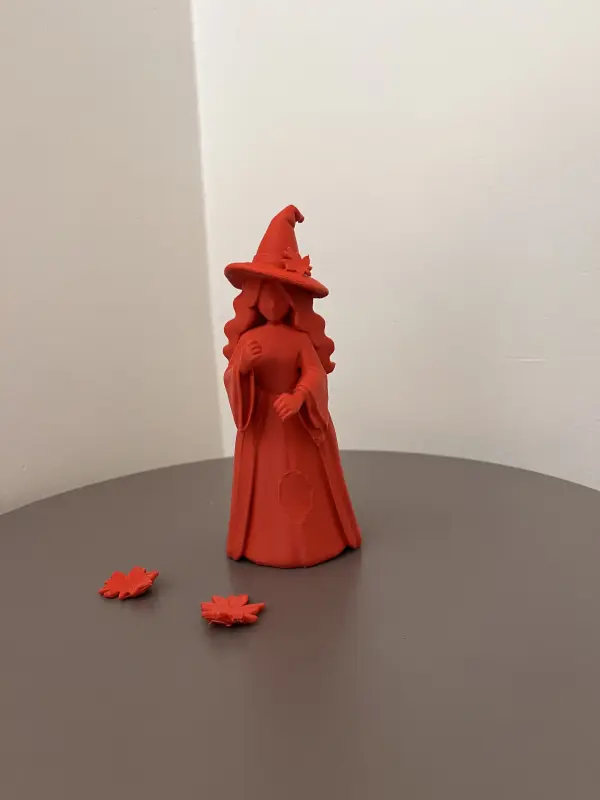 Sonbahar Cadısı 3D Dekoratif Figür 5