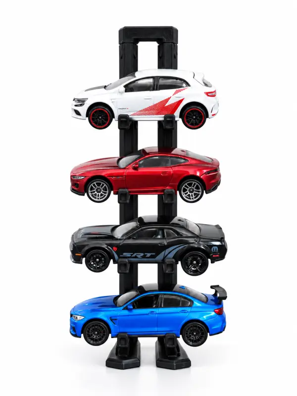 4 Araçlık 1/64 Diecast Araç Standı - Görsel 1