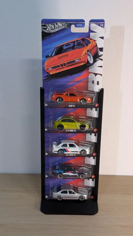 Hot Wheels Uyumlu Silver Kartonet Standı 5 Kartonetlik 1