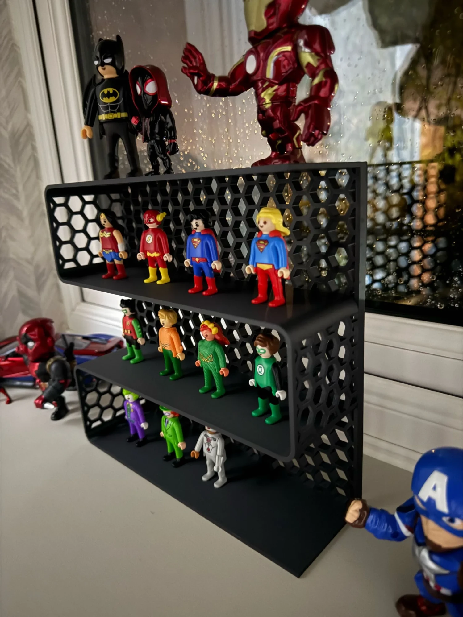 Lego 4 Katlı Figür Sergileme Standı 1
