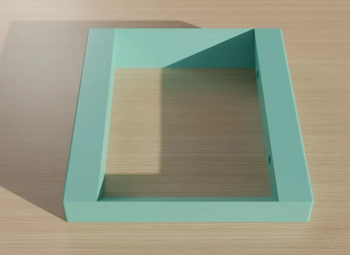 Modern Geometrik Duvar Kitaplığı - Görsel 2
