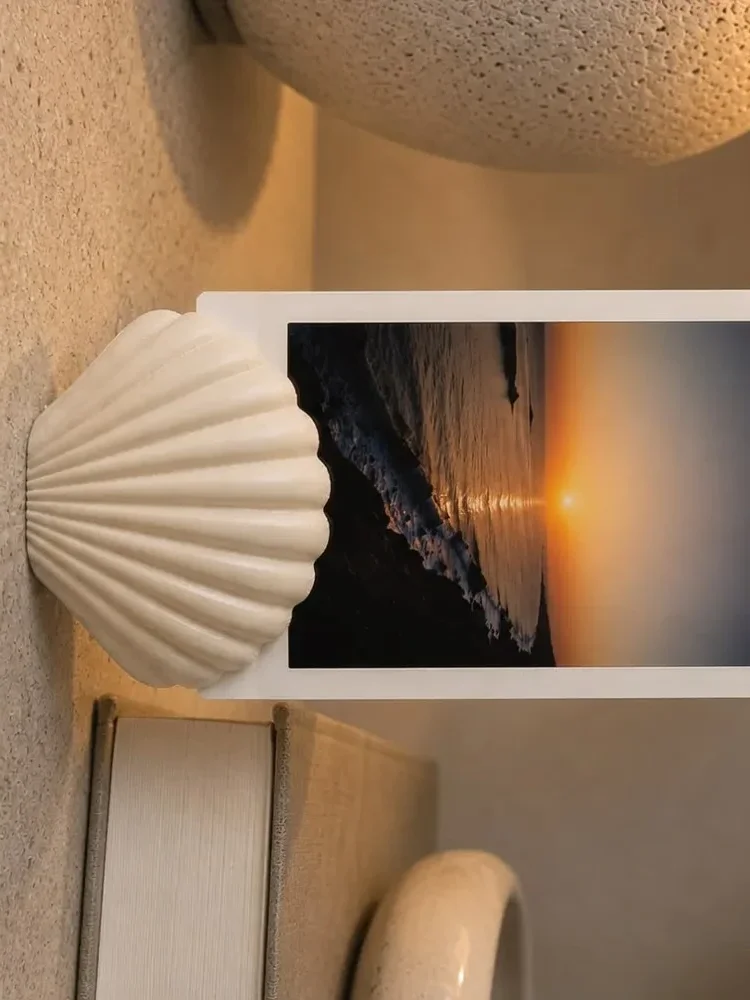 Deniz Kabuğu Tasarımlı Dekoratif Fotoğraf Çerçevesi - Görsel 2