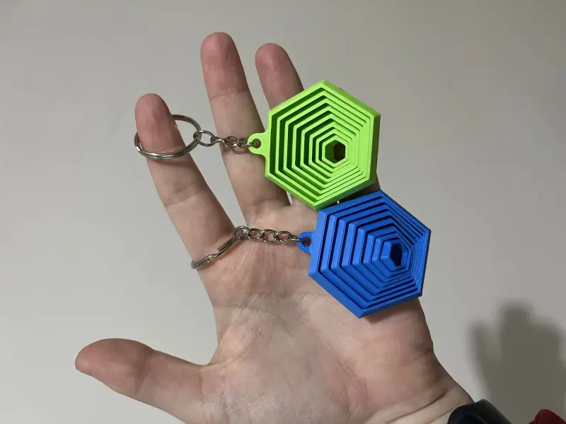 Hexagon Anahtarlık - Görsel 3