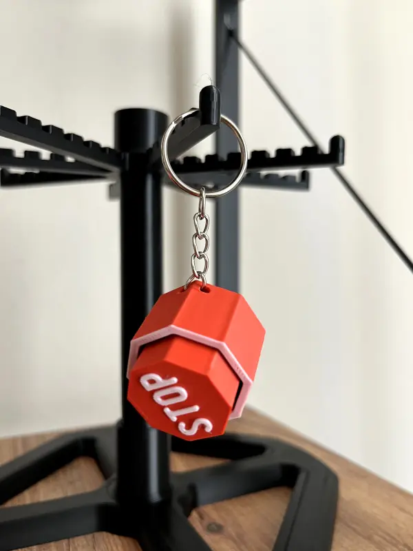 Clickerli Stop Anahtarlık - Görsel 1