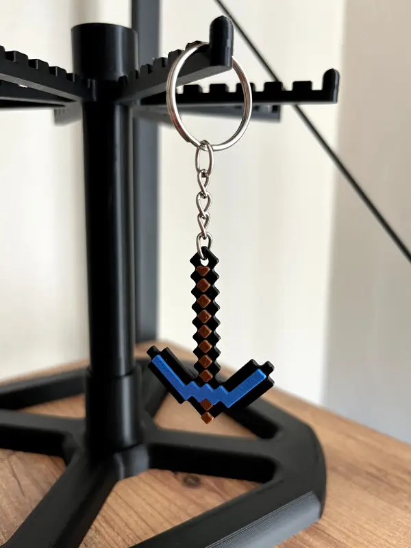 Minecraft Kazma Anahtarlık - Görsel 1