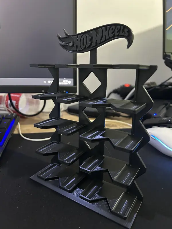 hotwheels 1/64 Ölçek Model Araç Standı 10 Araçlık Koleksiyon Sergileme Rafı - Görsel 3