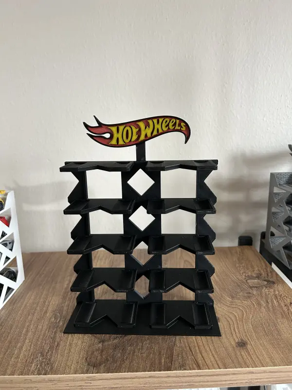 hotwheels 1/64 Ölçek Model Araç Standı 10 Araçlık Koleksiyon Sergileme Rafı 2