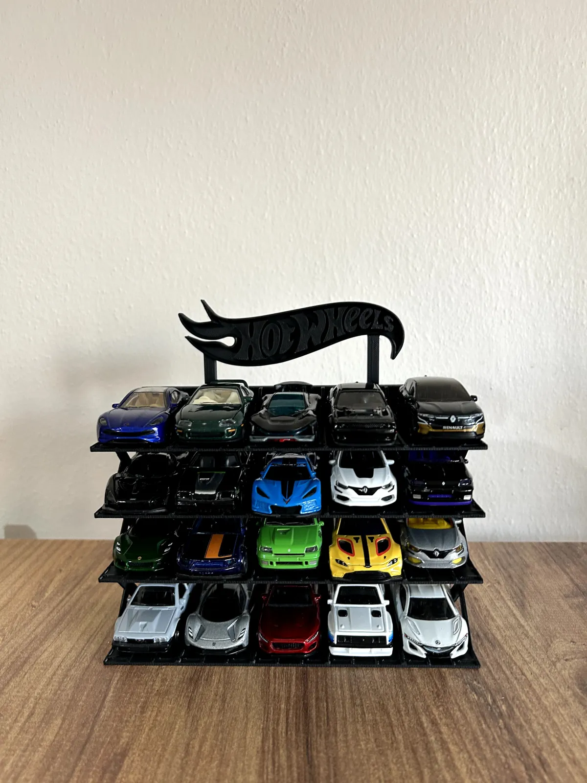 20 Araçlık Hotwheels Stand Siyah - Görsel 2