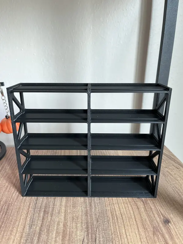 hotwheels 1/64 Ölçek Model Araç Standı 10 Araçlık Koleksiyon Sergileme Rafı - Görsel 4