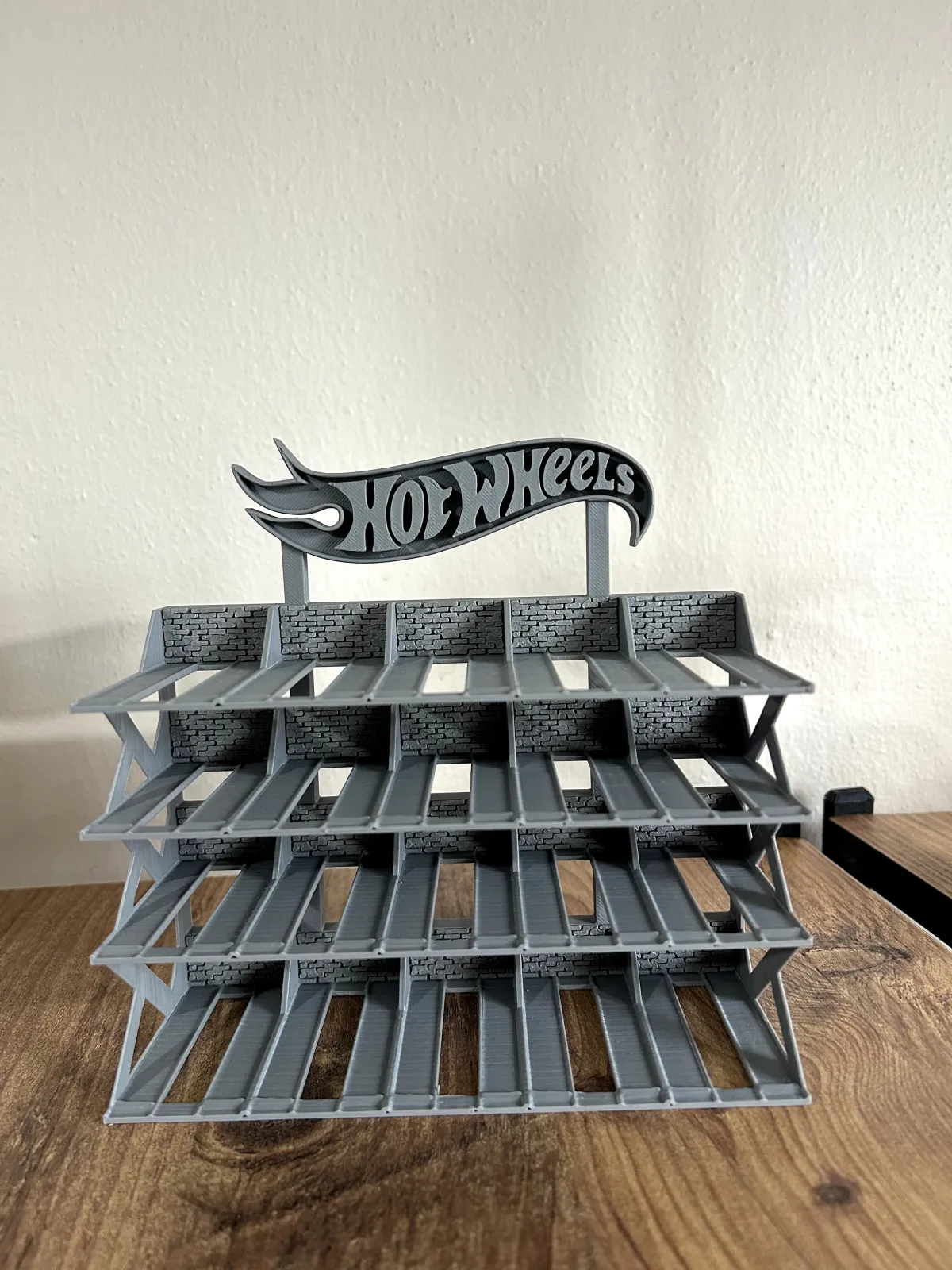 20 Araçlık Hotwheels Stand Gri