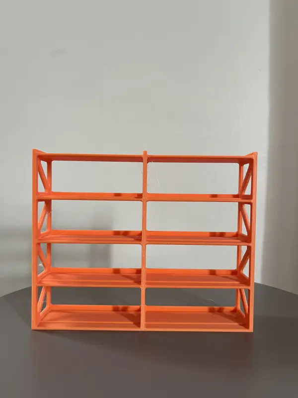 hotwheels 1/64 Ölçek Model Araç Standı 10 Araçlık Koleksiyon Sergileme Rafı - Görsel 4