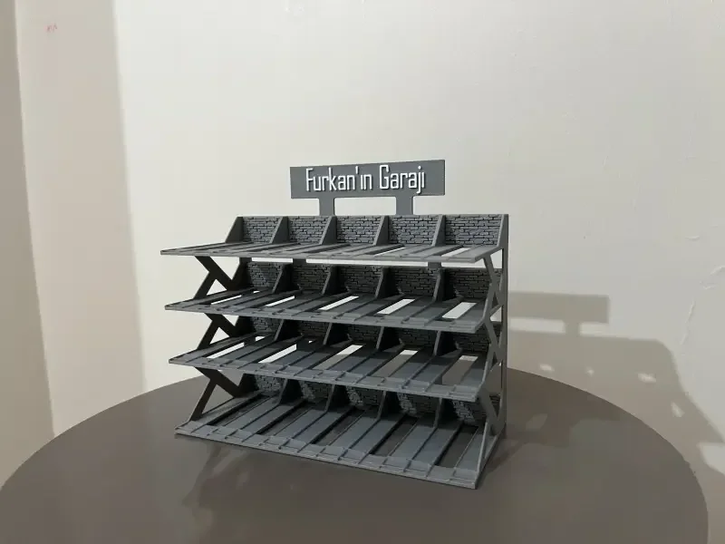 hotwheels 1/64 Ölçek Model Araç Standı 20 Araçlık Koleksiyon Sergileme Rafı 4