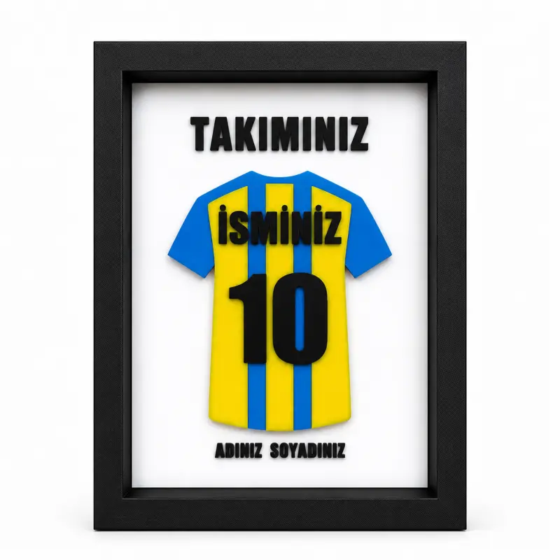 Kişiye Özel Taraftar Forma Çerçevesi 1