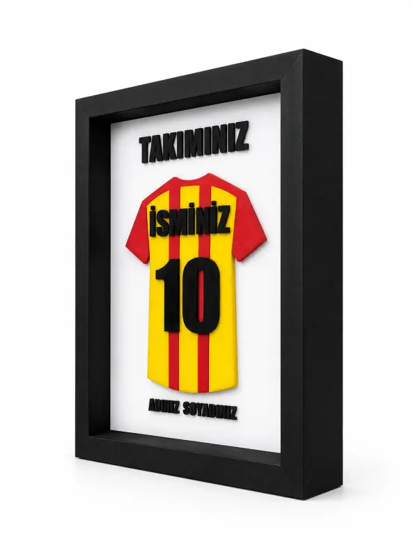 Kişiye Özel Futbol Forma Çerçevesi 3