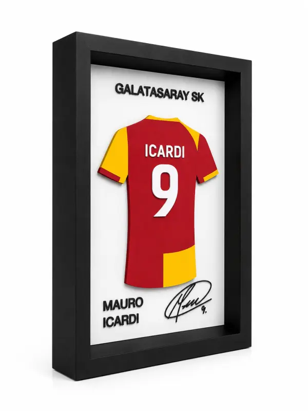 Galatasaray Mauro Icardi İmzalı Forma Çerçevesi 2