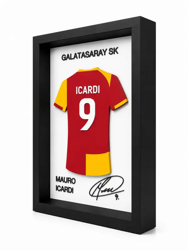 Galatasaray Mauro Icardi İmzalı Forma Çerçevesi 3