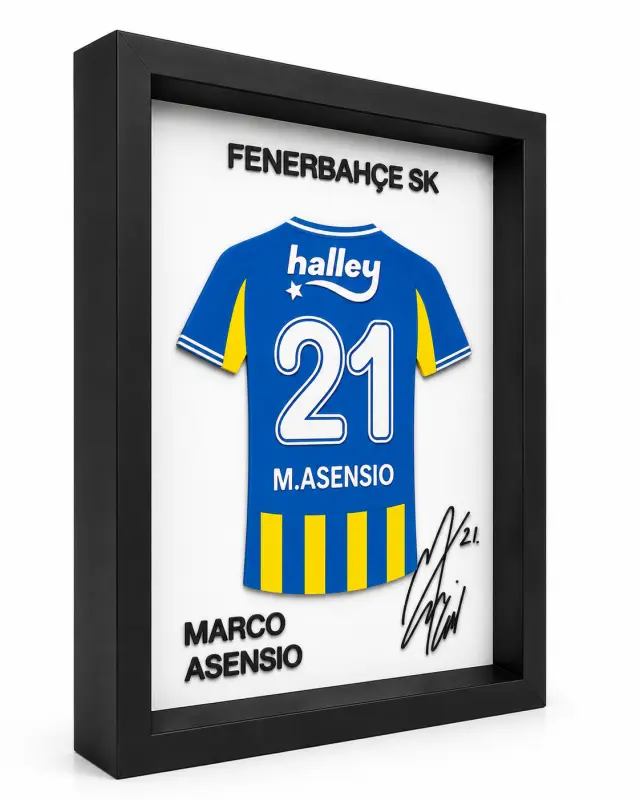 Fenerbahçe Marco Asensio İmzalı Forma Çerçevesi 2