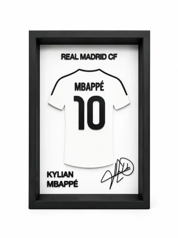 Real Madrid Kylian Mbappé Forma Çerçevesi 1