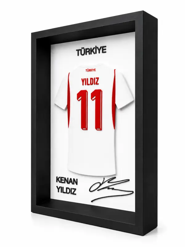 Türkiye Kenan Yıldız İmzalı Forma Çerçevesi 3
